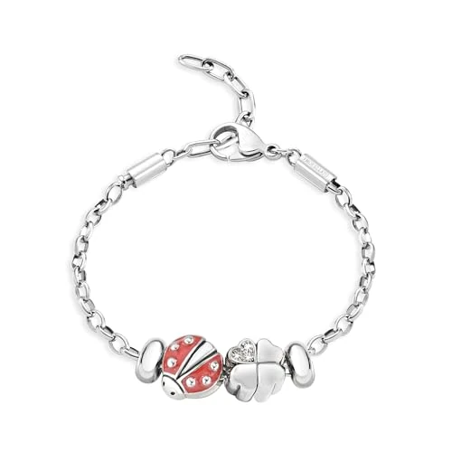 Limited-time offer: Morellato Drops Collection Women's Steel Enamel Crystal Bracelet - SCZ676 from 51.00 £ to 46.52 £ (save 9%)