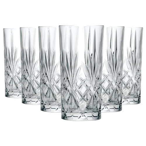 Offerta a tempo: RCR Cristalleria Italiana S.p.a. Linea Melodia | Bicchieri da Acqua e Cocktail in Vetro Moderni Set 6 Bicchieri di Cristallo da 36 Cl - 0.00% da 24.65 € a 24.65 €
