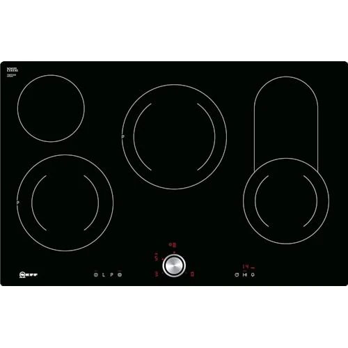 Neff T18PT16X0 N70 Autarkes Elektro-Kochfeld, Glaskeramik, 80 cm breit, TwistPad, Flächenbündig