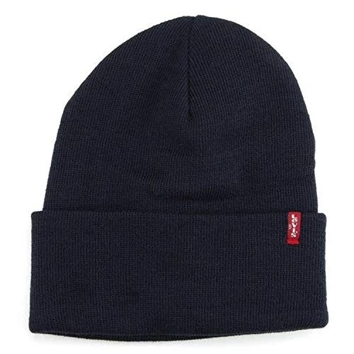 Levi's Homme Slouchy Red Tab Beanie Bonnet, Bleu (Navy Blue 17), Taille unique EU