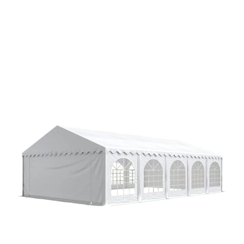 Limited-time offer: Marquee Garden Tent 5x10 m Heavy Duty Partytent approx. 500g/m² PVC with GROUND FRAME white from 1269.00 £ to 1269.00 £ (save 0.0%)