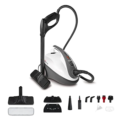 Offre limitée : Polti Vaporetto™ Smart 30 S Nettoyeur Vapeur avec Chaudière à Pression 3 Bars, Bouchon de Sécurité, Réservoir 1,6 L, Chauffe Rapide, Compartiment Accessoires, 12 Accessoires Inclus, Blanc et Gris de 154.00 € à 125.36 € (19% de remise)