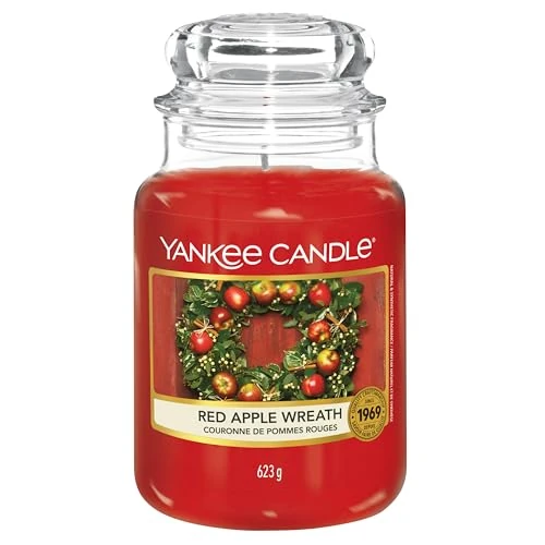Yankee Candle Red Apple Wreath Świeca Zapachowa, Czas Palenia Do 150 Godzin