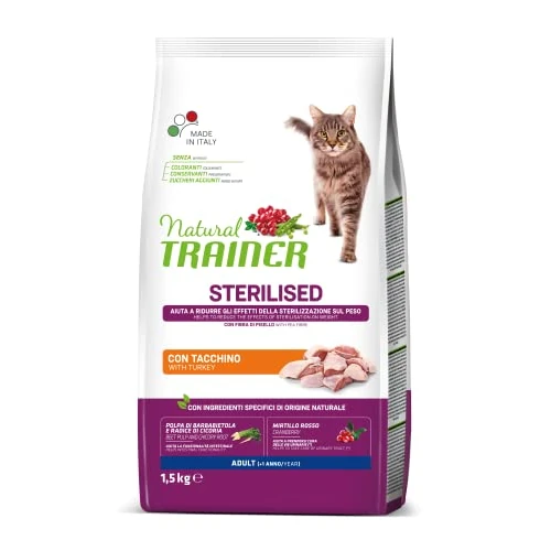 Oferta limitowana: Trainer Karma dla kotów sterylizowana z indykiem, 1,5 kg z 86.98 zł na 86.98 zł (oszczędź 0.00%)