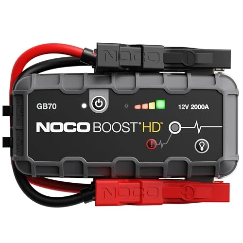Limitiertes Angebot: NOCO Boost GB70: 2000A UltraSafe Starthilfe Powerbank – 12V Lithium-Starthilfegerät & Starterkabel – Tragbarer Booster für Benziner bis 8,0L & Diesel bis 6,0L von 224.95 EUR auf 186.24 EUR (Spare 17%)