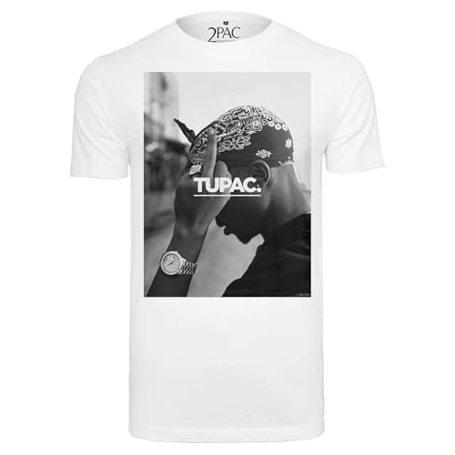 Offerta a tempo: Mister Tee Herren T Shirt Kurzarm 2Pac F*ck The World, White, L, MT315-00220-0042 - 48% da 24.90 € a 12.94 €
