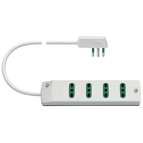 Oferta limitowana: VIMAR Listwa zasilająca z 4 gniazdami wtykowymi, oszczędność miejsca 16 A, z kablem 1,5 m, biała z 50.53 zł na 50.53 zł (oszczędź 0.00%)