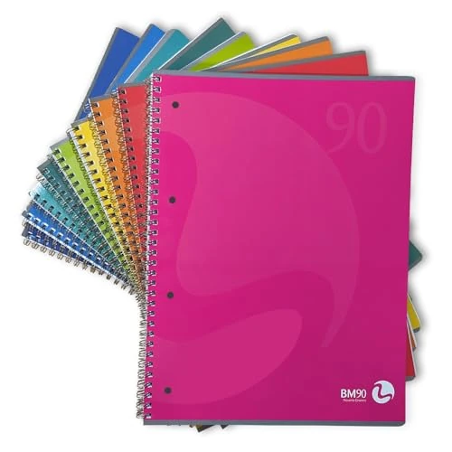 Offre limitée : BM BeMore 0105349 Cahier à spirale Maxi Color 60 Fg, format A4, ligné 1R, lignes sans marges, papier 90 g/m², couleurs assorties, lot de 5 pièces de 21.61 EUR à 21.61 EUR (remise 0%)