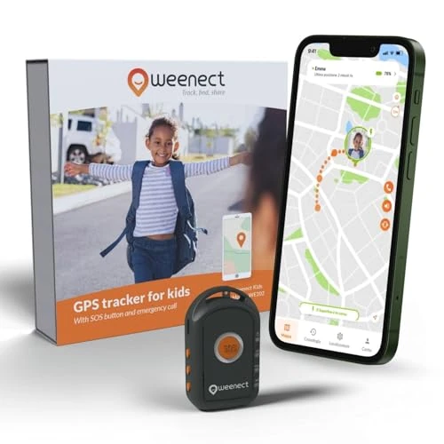 Oferta limitada: Weenect - GPS para niño y Mayores | Sin límite de Distancia | 7 días de autonomía | Botón de Alerta | Teléfono de urgencia | 2G | Funciona con suscripción de 29.99 € a 29.99 € (ahorro 0.00%)