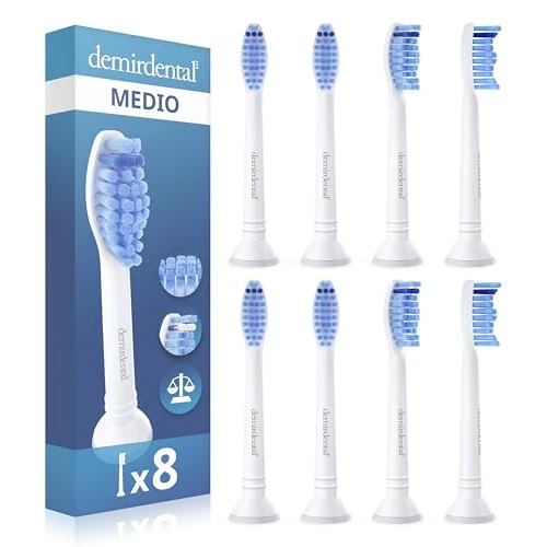 Oferta limitowana: 8 sztuk demirdental szczotki do szczoteczek Philips Sonicare Pro Results, średnia główka szczoteczki, odpowiada HX6018 z 99.78 zł na 99.78 zł (oszczędź 0.00%)