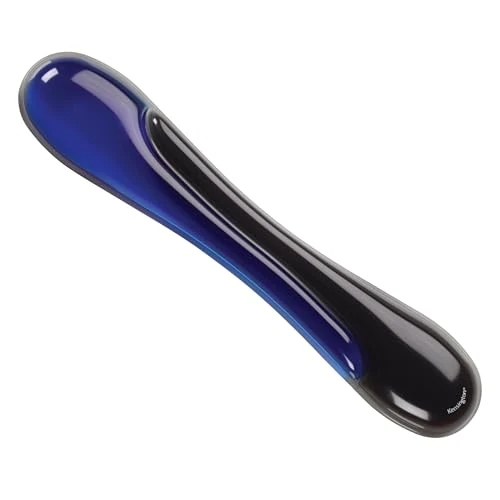 Kensington Polssteun Voor Toetsenbord Met Gelvulling, Blauw/Zwart, 62397