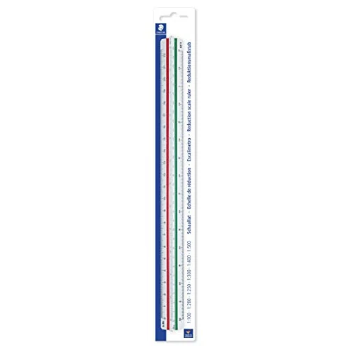 Tijdelijke aanbieding: STAEDTLER 561 98-4BK reductiestang meting 30 cm, 6 schalen, gekleurde holle van 10.50 EUR naar 10.50 EUR (korting 0%)