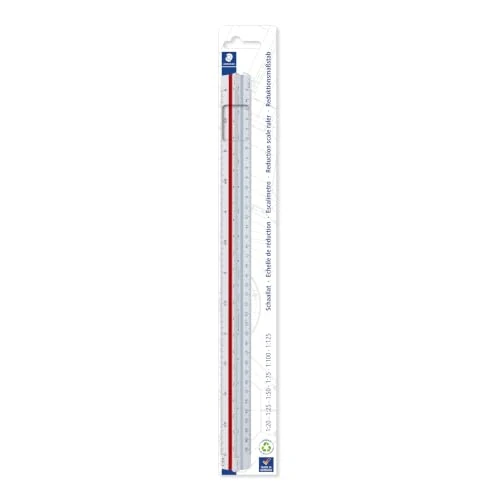 Oferta limitada: Staedtler 561 98 – 1BK Escalímetro Architekt 30 cm, 6 Escalas, Farbige mediacaña de 9.92 € a 9.92 € (ahorro 0.00%)