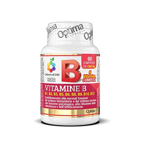 Offerta a tempo: Colours of Life Vitamine B Complex - Integratore di Vitamine del Gruppo B supporta il sistema immunitario - riduzione di stanchezza - Senza Glutine e Vegano, 60 Compresse - 31% da 10.34 € a 7.15 €