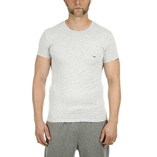 Limited offer: Emporio Armani Men's Men's Basic - Stretch Cotton T-Shirt with Crew Neck Pyjama top (Pack of 1) from 36.07 EUR to 36.07 EUR (save 0%)