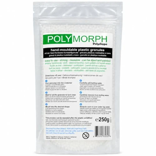 Offerta a tempo: Confezione da 250 gr di granuli di plastica termo-modellabile multiforma - 0.00% da 14.95 € a 14.95 €
