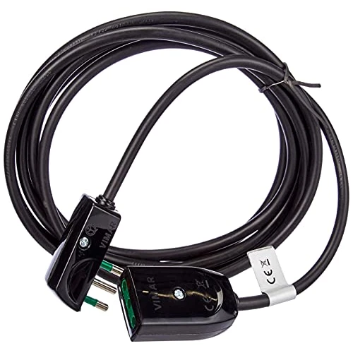 Offerta a tempo: Vimar 0P32364 Cavo prolunga 3G0, 75 + Spina Piatta 3m, Nero - 12% da 7.95 € a 6.98 €
