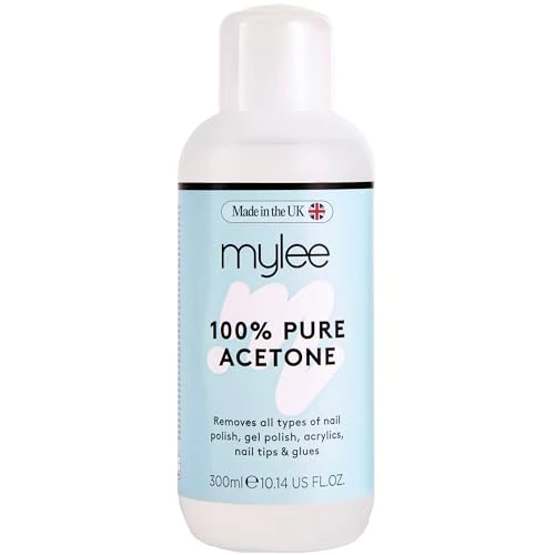 Oferta limitada: Acetona pura Mylee, gel quitaesmalte bajo luz LED o ultravioleta de 12.99 € a 9.99 € (ahorro 23%)