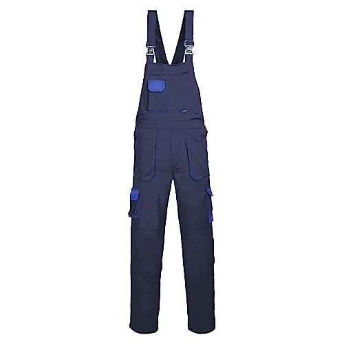Begrenztes Angebot: Portwest TX12 Herren Texo Kontrast Latzhose Arbeitslatzhose von 35.28 EUR auf 35.28 EUR (Rabatt 0%)
