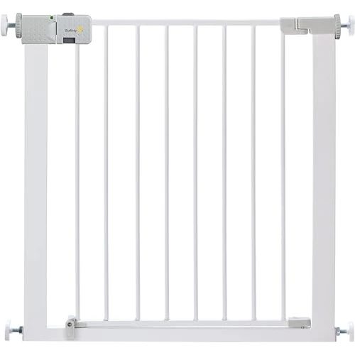 Oferta limitowana: Safety 1st Secure Tech Simply Close, Rozsuwana Bramka Zabezpieczająca, Bramka Zabezpieczająca z Mechanizmem Dociskowym, od 6 miesięcy do 2 lat, Metal White (metalowa w kolorze białym) z 145.86 zł na 145.86 zł (oszczędź 0.00%)