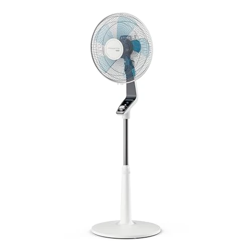 Oferta limitada: Rowenta Turbo Silence Extreme, Ventilador de Pie 40 cm, Extremadamente silencioso, Modo Silent Night y Turbo Boost, Oscilación y orientación automática, Altura ajustable, Moderno, Color Blanco VU5640 de 139.99 € a 79.79 € (ahorro 43%)