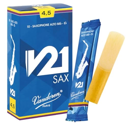 Offerta a tempo: Vandoren SR8145 Box 10 Ance V21 4.5 Sax Alto - 0.00% da 38.85 € a 38.85 €