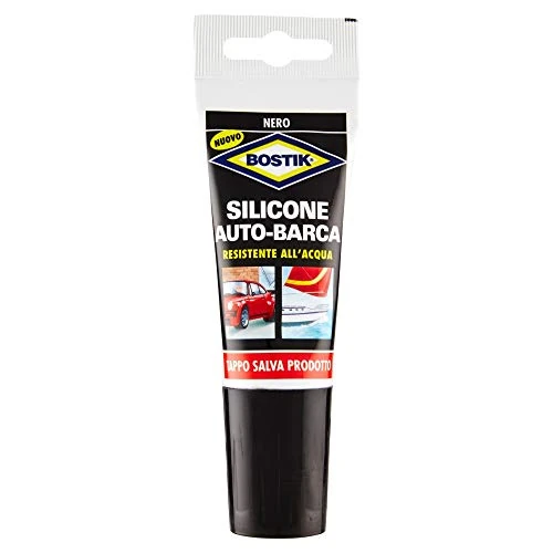 Offerta a tempo: Bostik Silicone Auto-Barca Nero tubo 60ml - 7% da 12.51 € a 11.68 €