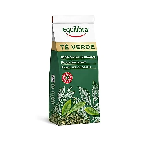 EQUILIBRA feuilles de thé vert dans 100 gr. - la nourriture
