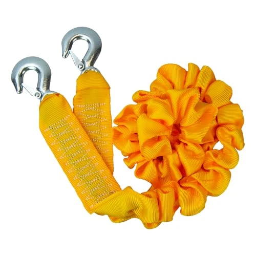 AA 4T wytrzymała lina holownicza AA6226 – żółty pasek holowniczy do awarii samochodu innych pojazdów do 4 ton