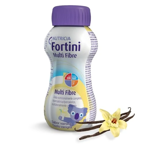 Offerta a tempo: Fortini Multifibre - Supplemento Ipercalorico per Malnutrizione e Problemi di Crescita, per Bambini da 1 Anno, Alimento a Fini Medici Speciali, Senza Glutine e Lattosio, Gusto Vaniglia - 1 x 200 ml - 0.00% da 3.42 € a 3.42 €