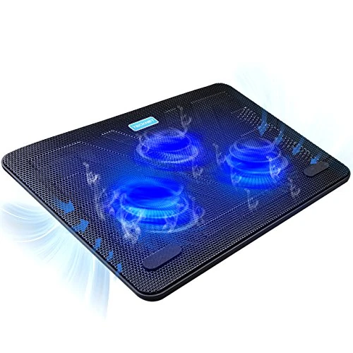 Limited-time offer: TECKNET Laptop Cooling Pad, Laptop Cooler with Fans at 2600RPM (Red) from 26.99 £ to 26.99 £ (save 0.0%)