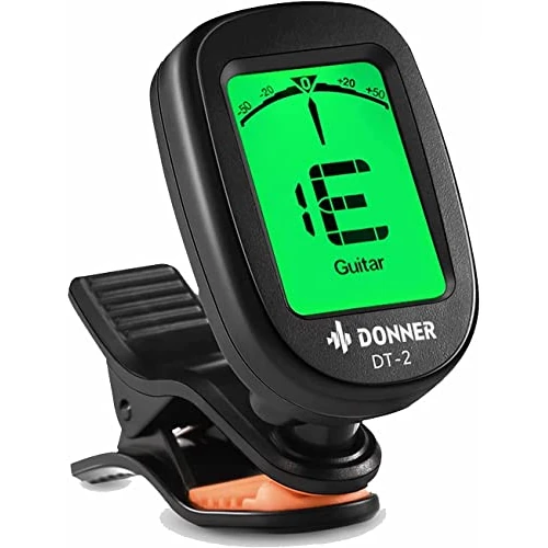 Offre limitee: Donner Accordeur de Guitare Chromatique à Pince Tuner Portable pour Guitare, Basse, Violon, Ukulélé et Banjo, avec Ecran LCD 360° Rotation, Batterie Incluse (DT-2) de 7.99 EUR a 7.99 EUR (economie 0%)