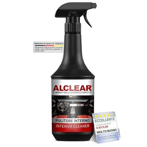 Oferta limitada: ALCLEAR 721IR Limpiador de interior de coche con efecto profundo para cabina, tapicería, cuero, interior, cuidado del coche de salpicadero, 1.000 ml de 14.11 € a 14.11 € (ahorro 0.00%)