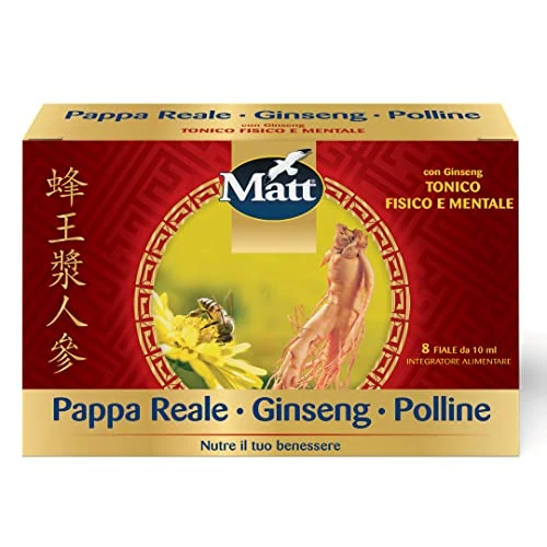Offerta a tempo: Matt, Pappa Reale Ginseng e Polline — 35% da 8,62 € a 5,59 €