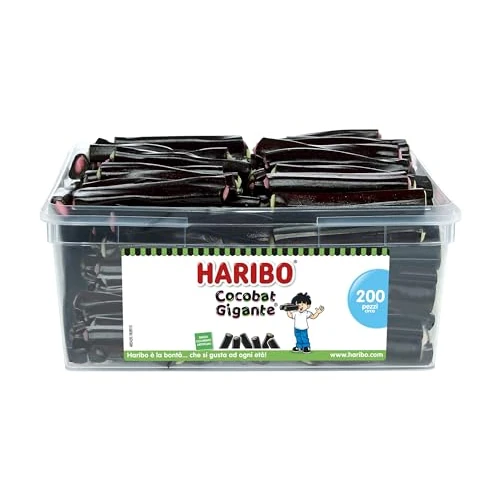 Offerta a tempo: Haribo Farcita Gigante, Caramelle Gommose Ripiene, Gusto Liquirizia, Ideali per Feste e Dolci Momenti di Relax - Circa 200 Pezzi [1800gr] - 18% da 10.90 € a 8.99 €