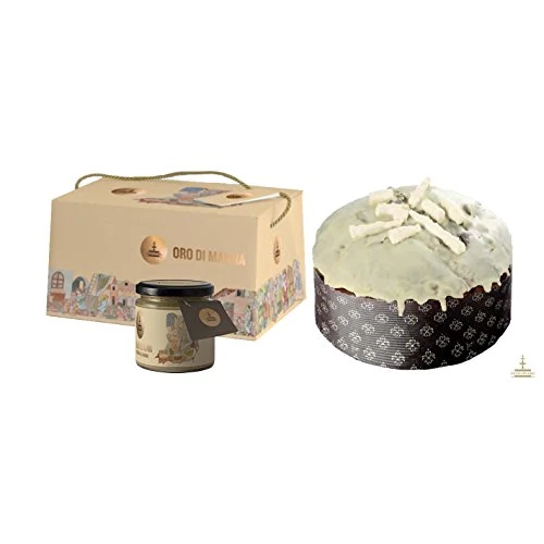 Offerta a tempo: Fiasconaro Panettone Oro Di Manna, Con Cioccolato Alla Gianduia E Crema Alla Manna Da Spalmare, Ricoperto Di Cioccolato Bianco E Colata Di Mannetti, Senza Uvetta E Canditi, 1000 Grammo - 31% da 43.22 € a 30.00 €
