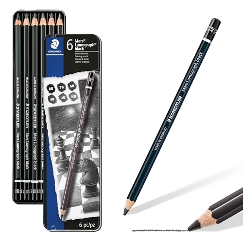 Oferta limitada: Staedtler 100B G6 ST, Lápiz, 6 unidades, Negro de 13.78 EUR a 10.88 EUR (ahorro 21%)