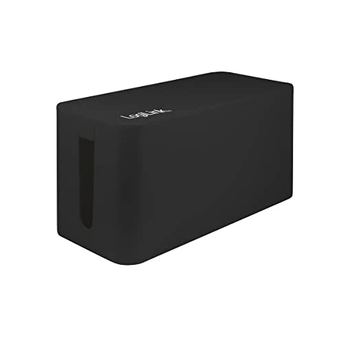 LogiLink KAB0060 LogiLink Cable Box. 23.5 cm Length, Black, Black