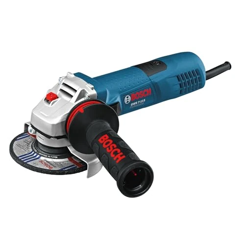 Oferta limitada: Bosch Professional amoladora angular GWS 7-115 E (Ø de disco 115 mm, potencia 720 W, incl. empuñadura auxiliar, brida, tuerca de apriete, cubierta protectora, llave de dos agujeros) de 99.22 EUR a 82.99 EUR (ahorro 16%)