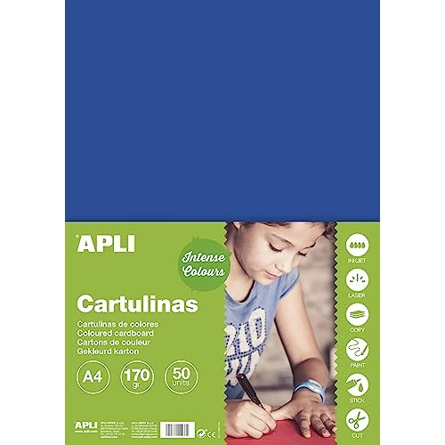 Limited-time offer: APLI 14243 – Dark Blue Card A4 170 g 50 Sheets from $23.03 to $23.03 (save 0.00%)