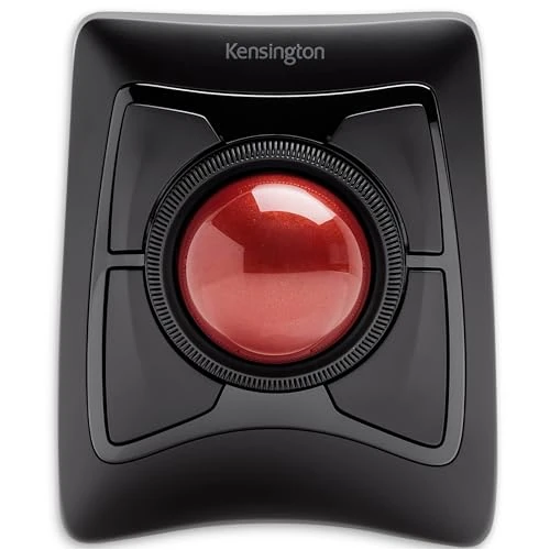 Limited-time offer: Kensington Expert Mouse - Wireless Ergonomic TrackBall Mouse for PC, Mac and Windows with Ambidextrous Design, Optical Tracking, Scroll Ring & 55 mm Ball – Red (K72359WW) from 99.99 GBP to 99.99 GBP (save 0%)
