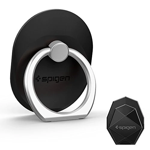 Offerta a tempo: Spigen Phone Anello, Style Ring Phone Ring/Grip/Stand/Holder per tutti i Telefoni e Tablet - Nero - 0.00% da 12.99 € a 12.99 €