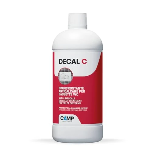 Oferta limitada: CAMP Decal C - Desincrustante antical para cisternas de inodoros y WC exteriores, disuelve rápidamente la cal sin dejar depósitos calcáreos, seguro para plásticos y gomas, Made in Italy, 1l de 11.23 € a 11.23 € (ahorro 0.00%)