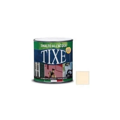 Offerta a tempo: TIXE Smalto all'Acqua – Finitura Lucida e Resistente per Legno e Metallo, BIANCO OPACO 125 ML - 58% da 10.90 € a 4.60 €