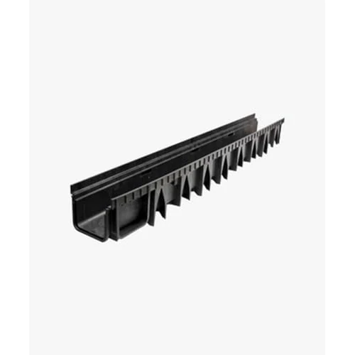 Offre limitée : UTIL.FER Rigole d'évacuation avec grille, ABS, noir, toutes les dimensions de 20.65 € à 20.65 € (0.00% de remise)
