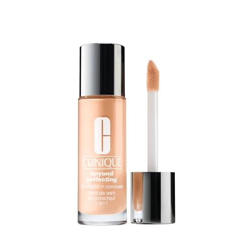 Offerta a tempo: Clinique Beyond Perfecting Liquid Lightweight Full-Coverage fondotinta e correttore Liquido | Per pelli da secche a grasse, 30 ml - 36% da 52.50 € a 33.50 €