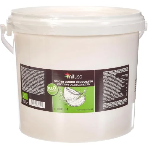 Zeitlich begrenztes Angebot: mituso Bio Kokosöl, Geschmacksneutral (desodoriert), 1er Pack (1 x 5000 ml) von 37.99 € auf 37.99 € (0.00% Rabatt)