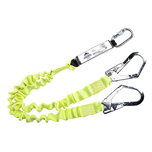 Offerta a tempo: Portwest FP52YER Cordino Doppio Elasticizzato con Assorbitore di Energia, Giallo - 20% da 43.32 € a 34.66 €