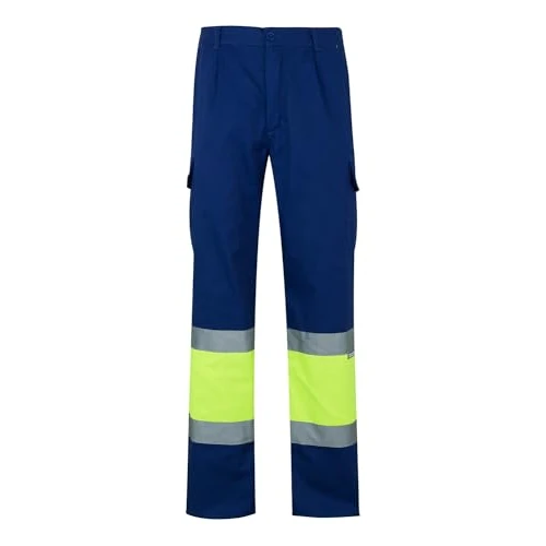 Offre limitée : Velilla 157 - Pantalon Haute visibilite (taille XL) couleur bleu et jaune fluor de 24.28 € à 24.28 € (0.00% de remise)