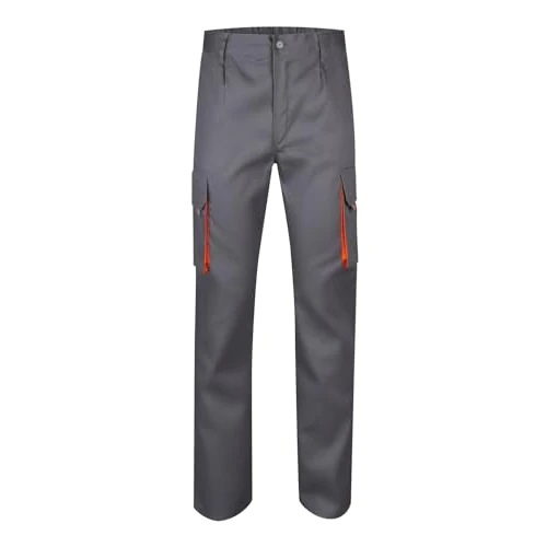 Offerta a tempo: Velilla 103004 - Pantaloni multitasche (Taglie 54) colore grigio e arancione - 0.00% da 21.01 € a 21.01 €
